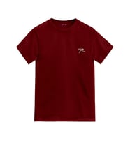 Raru AGNITIO Erkek Pamuklu Bordo Günlük T-shirt