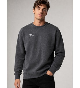 RARU Antrasit Erkek Spor Sweatshirt - Frux