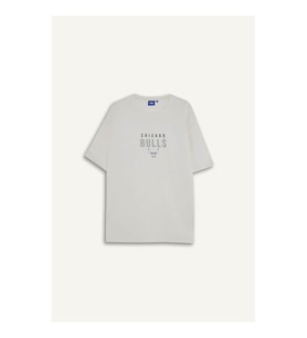 Defacto Chicago Bulls Taş Erkek T-Shirt F9789AX/BG662