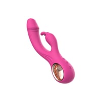 Pembe Tilki Çift Motorlu 2’si 1 Arada Rabbit Vibratör