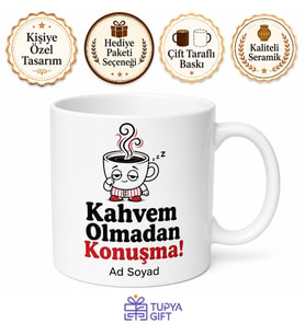 Pazartesi Sendromu Sabah Şoku Kafein Deposu Kupa Bardak Komik Hediye