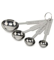 Metal Minik Ölçü Kaşıkları Ölçek Seti 4 lü Set B5013