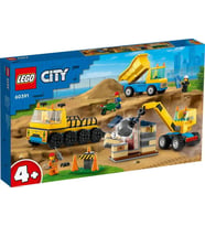 LEGO City 60391 Construction Trucks and Wrecking Ball Crane