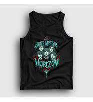 Presmono Unisex Siyah Band Bring Me The Horizon Atlet 20629tt