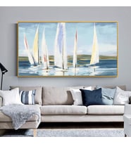 Yağlı Boya Tablo %100 El Yapımı HOME IN JOY  115cmx74cm