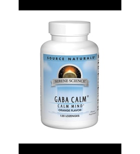 Source Naturals, GABA Calm, Orange, 120 Lozenges. USA Menşei. 3942 (Renksiz)