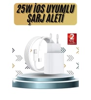 15/pro/pro Max 20w İos Uyumlu Hızlı Şarj Aleti Adaptörlü Beyaz
