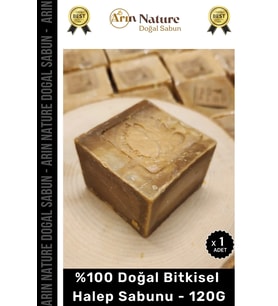 #halepsabunu Güzel Kokulu El Yüz Saç Vücut Orijinal Bitkisel %100 Doğal Halep Sabunu 120g - 1 Adet