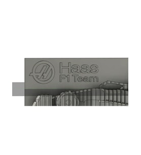 🏁 Formula 1 Haas Minyatür Araç – Masa Dekoru (3D Baskı)