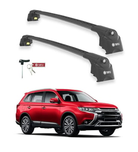 Turtle Mitsubishi Outlander (Mk3) 2013-2021 Ara Atkı Air2 Siyah