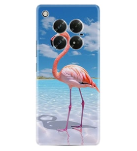 Infinix Zero 40 5G Kılıf Boutique Baskılı Resimli Okaynus ve Flamingo Pcode -093