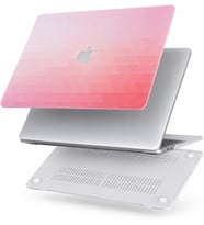 MacBook Air 13 inç Kılıf Uyumlu A1369 A1466 Sert Kapak İnce Hafif Darbe Çizik Koruma Hard Case Kırmızı