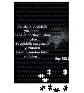 Neşet Ertaş Söz Puzzle 240 Parça Yapboz