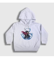 Presmono Unisex Çocuk Beyaz Water Giyu Tomioka Anime Demon Slayer Kimetsu No Yaiba Kapüşonlu Sweatshirt 298783tt