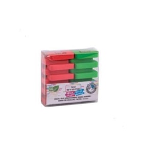 Serve Steps Silgi  Fosforlu Karton Yeşil-Kırmızı