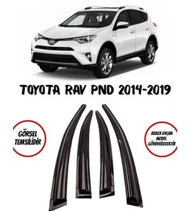 Toyota Rav4 Pnd Cam Rüzgarlığı 4lü 2014-2019 Arası