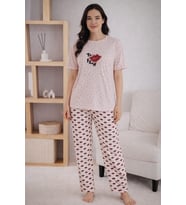 Kadın 1905-4 Kısa Kol Oslo Pijama Takımı