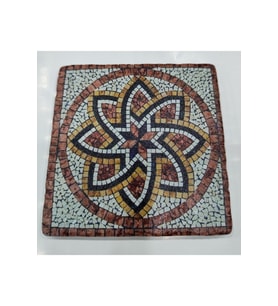 Doğal Taş Dekoratif Banyo Gider Kapağı 10x10 Cm, Şık ve İşlevsel