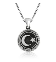 TÜRK BAYRAĞI 925 AYAR GÜMÜŞ KOLYE
