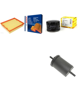 Bosch Filtre Bakım Seti Renault Laguna III 1.6 Benzin 2008-2016 Hava + Yağ f. + Yakıt Filtre Bosch