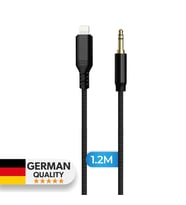 Woyax by Deji iPhone Lightning 3.5mm Aux Ses Kablosu 1.2M