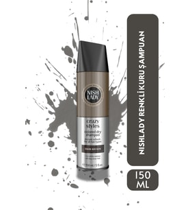 NISHLADY RENKLİ KURU ŞAMPUAN KOYU KAHVE (150 ML)