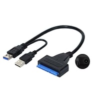 Usb 3.0 to 2.5-3.5 inç Sata Çevirici + 12 volt Adaptör