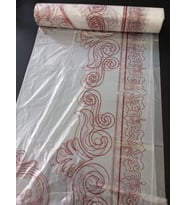 Masa Örtüsü Tek Kullanımlık Sofra 90 cm x 50 Metre Şeffaf Desenli Naylon Sofra 3 PAKET TOPLAM 150 ME