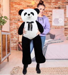 PABABO  Papyonlu Panda (%100 YERLİ (Siyah - Beyaz)