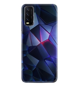 Vivo Y11s Kılıf Resimli Desenli Silikon Platinium Series Üçgenler 2 1872