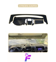 CITROEN JUMPER Uyumlu Torpido Örtüsü Hızlı Montaj Kaymaz Tasarım Tam Koruma Tam Uyum E1