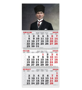 Keskin Color Denizci Takvimi Atatürklü 2026 Spiralli