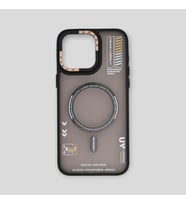 IPHONE 14 PRO MAX; DARBE ÖNLEYİCİ, KENARLARI RENKLİ, LÜKS SİLİKON KILIF (Siyah)