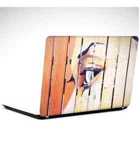 Gözyaşı Kadın Laptop Sticker 19 inch (40,5X27CM)