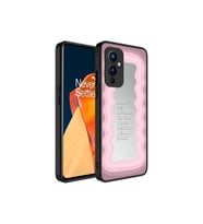 OnePlus 9 Uyumlu Kılıf Aynalı Desenli Kamera Korumalı Parlak Zore Mirror Kapak (Açık Pudra)