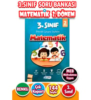 3.Sınıf Matematik 2.Dönem - Etkinlikli Çalışma ve Soru Bankası Kitabı