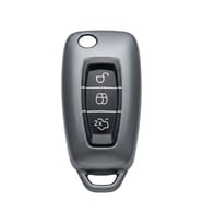 Ford Focus/Cmax/Fiesta/Mondeo/Transit Uyumlu Silikon Oto Anahtar Kumanda Kabı Kılıf Gri