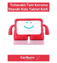 Özel Üretim Apple Samsung Uyumlu 8.7 Inç Yumuşak Dokulu Tutacaklı Tam Koruma Standlı Kids