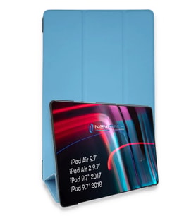 Newface Apple iPad 5 Air 9.7 Kılıf Tablet Smart Kılıf - Mavi