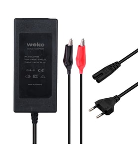 Weko 12.6 Volt - 3 Amper Krokodil Uçlu Ledli Yerli Üretim Masaüstü Şarj Adaptörü
