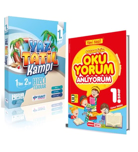 YANIT YAYINLARI 1. Sınıf Yaz Tatil Kampı + Kırmızı Beyaz Oku Yorum Anlıyorum
