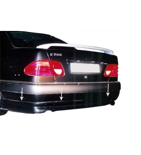 Mercedes E Uyumlu W210 Arka Tampon Altı Fiber 1996-2002