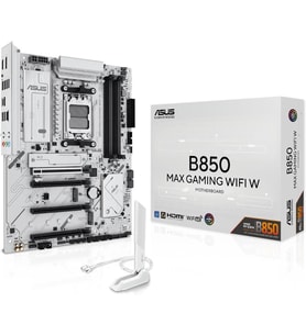 Asus B850 Max Gaming Wi-Fi W AMD AM5 DDR5 ATX Anakart Teşhir