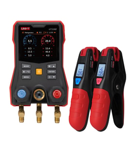 UNI-T UT336E KIT Kablosuz Sıcaklık Kelepçeli Dijital Manifold Ölçüm Seti