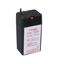 Yokohama YH-40.3 4 Volt - 0.3 Amper Akü (25.5x19.5x48 mm) (Siyah)