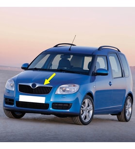 Skoda Roomster 2006-2010 Panjur Üstü Kaput Ucu Krom Çıtası 5J0853633