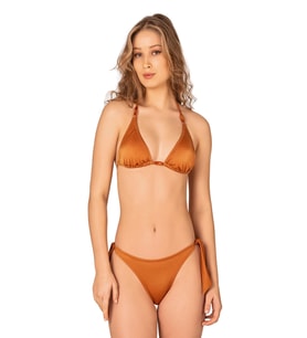 Endeep Kadın Aksesuarlı Üçgen İpli Bağlamalı Bikini Takımı