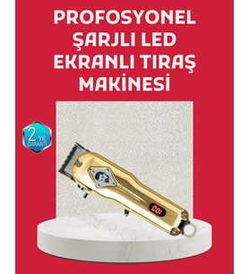 Mey İthalat® 1800 Mah Bataryalı Uzun Kullanım Süreli Şarjlı Tıraş Makinesi