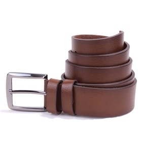 Dagoster DMK26-463DG Açık Kahve 4.5 cm Hakiki Deri Erkek Kemer