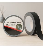 Kaydırmaz Bant 25mm x 25m Siyah